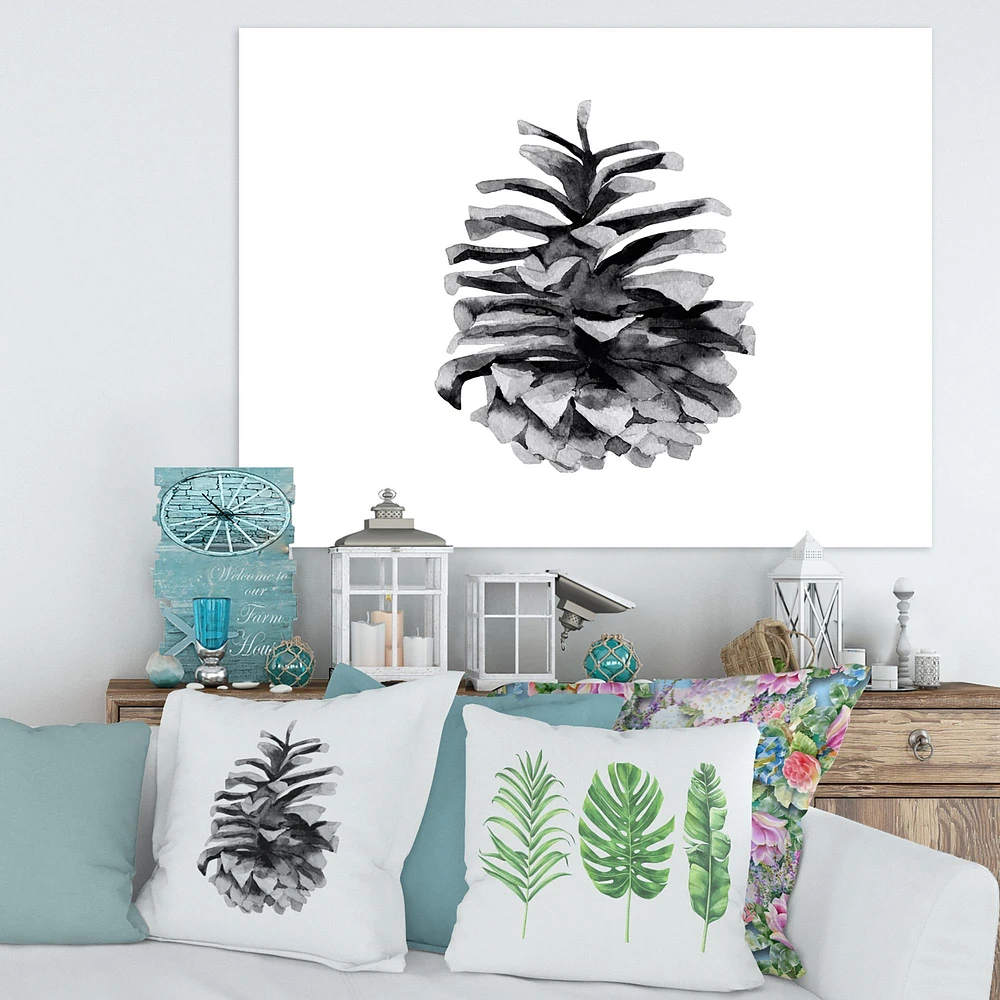 Conifer Cone Monochrome Wall Art