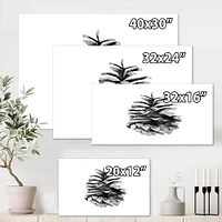 Conifer Cone Monochrome Wall Art