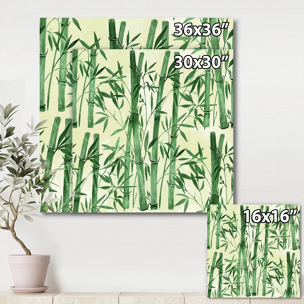 Bamboo Branches The Forest I  Wall Art