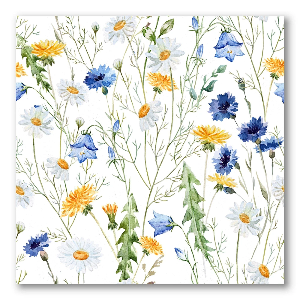 WildFlowers Chamomile and Clover Bell II  Wall Art