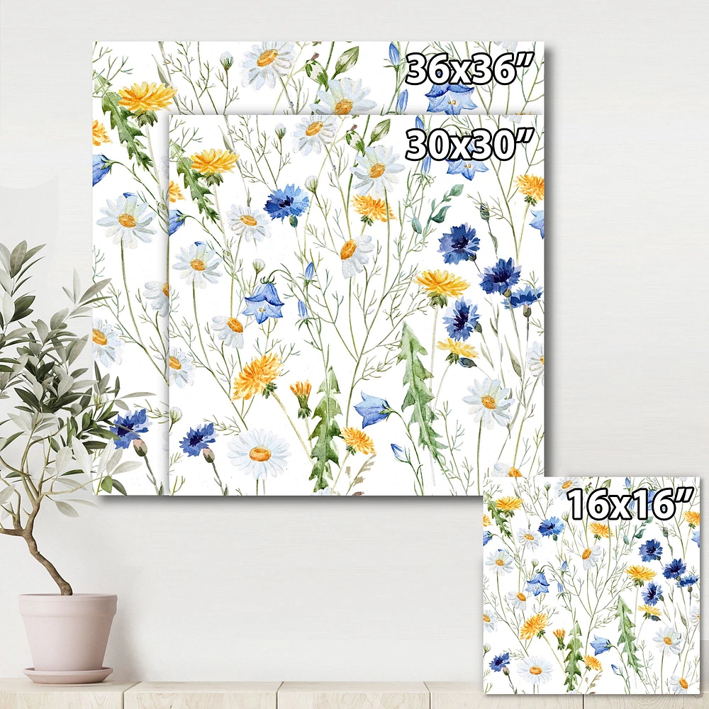 WildFlowers Chamomile and Clover Bell II  Wall Art