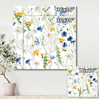 WildFlowers Chamomile and Clover Bell II  Wall Art
