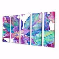 Orchid Seamless Pattern Canvas Wall Art Print