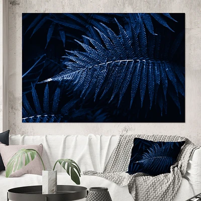 Tropical Leaves The Color of Year 2020 Canvas Wall Art Print