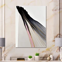 Minimalism Pink And Gold Cubic Fusion VI Wall Art