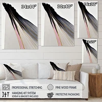 Minimalism Pink And Gold Cubic Fusion VI Wall Art