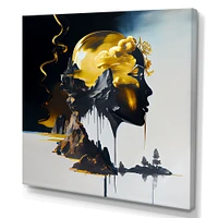 Double Explosure Of Man Dream Wall Art