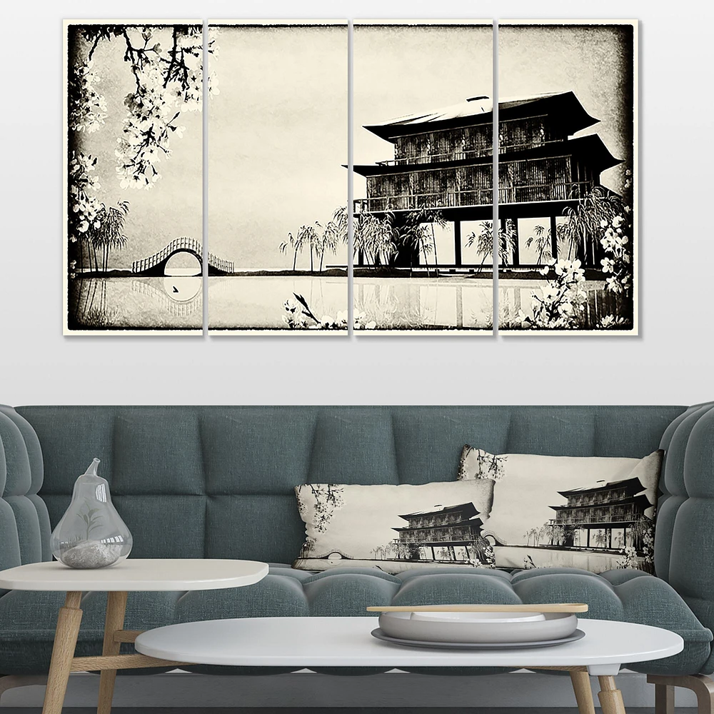 Chinese Ink Painting  Canvas Wall Art