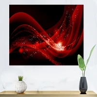 Dark Red Vector  Canvas Art print
