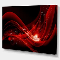 Dark Red Vector  Canvas Art print