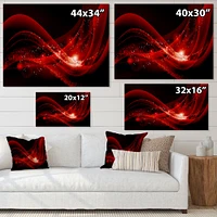 Dark Red Vector  Canvas Art print