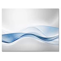3D Wave of Water Splash  Digital Art Canvas Print