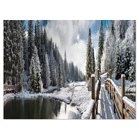 Winter Morning Panorama  Wall Art