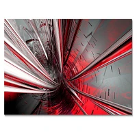 Fractal 3D Deep into Middle  Art Canvas Print