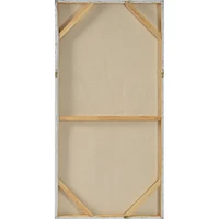 Art mural gris Yaffa sur toile sans cadre