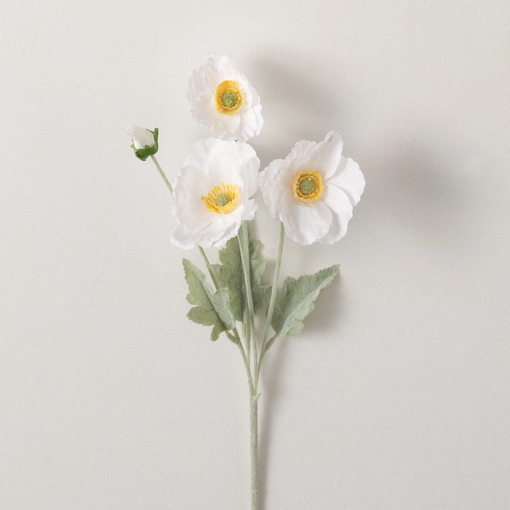 Poppy Stem 6x5x25" - Cream