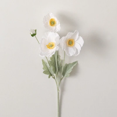 Poppy Stem 6x5x25" - Cream