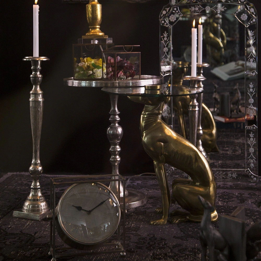 Table d'appoint « Romina » - nickel