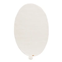 100% Wool 94" x 67" Rug Pure - Off-White