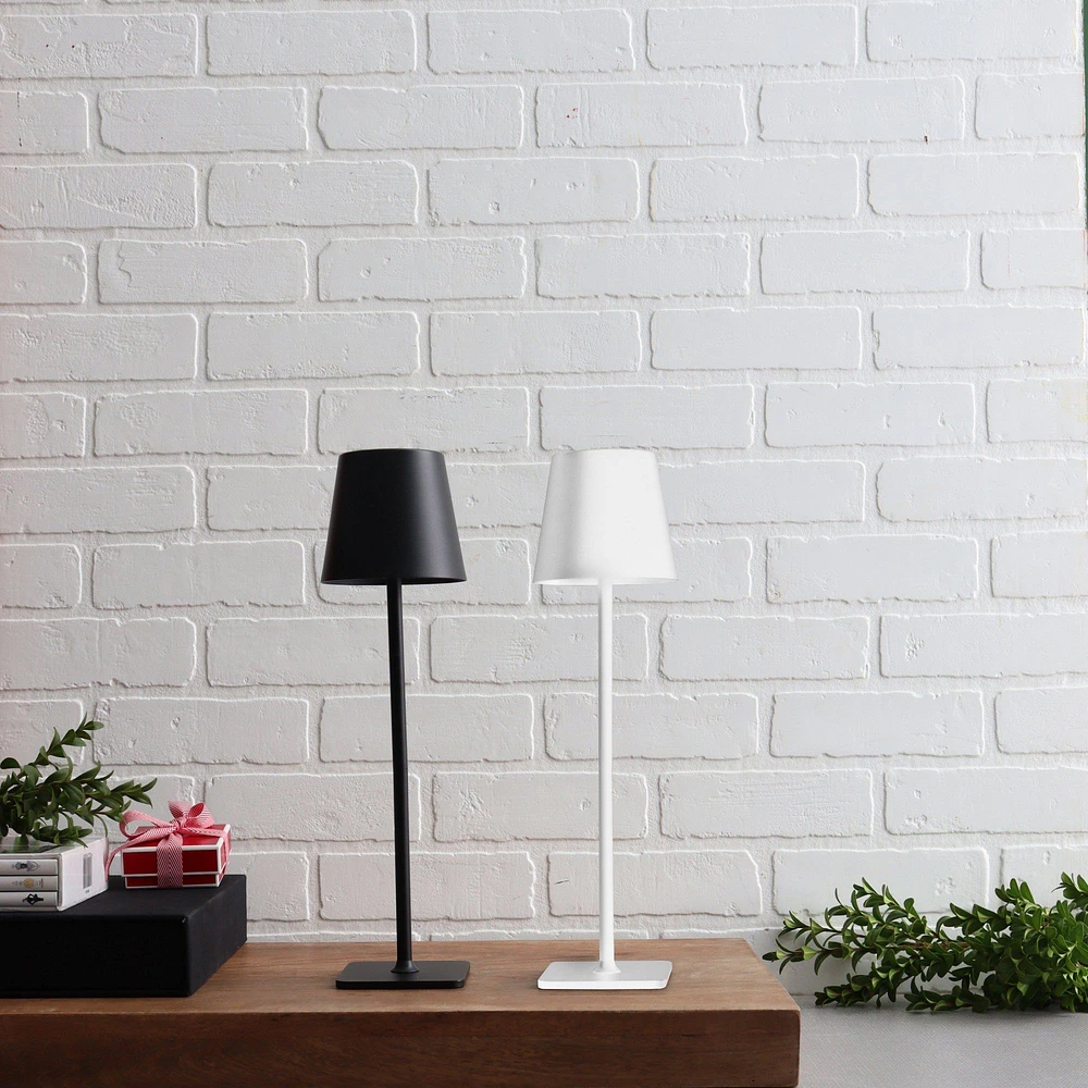 LED 3 Level Touch Table Lamp - White