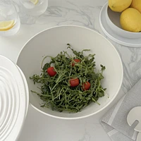 Tierra Bowl with Cover by Guzzini - White