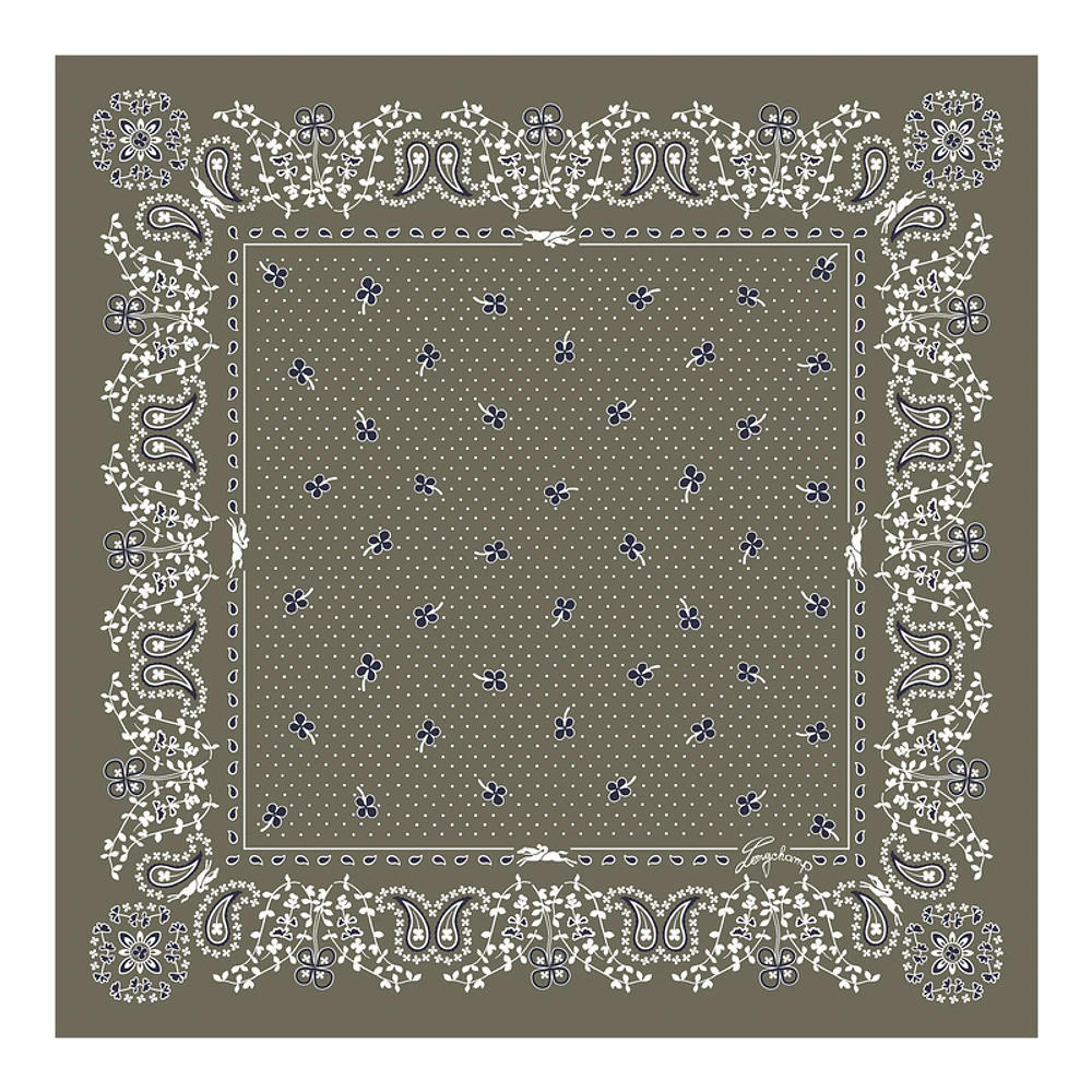 French Bandana Silk scarf 50