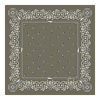 French Bandana Silk scarf 50