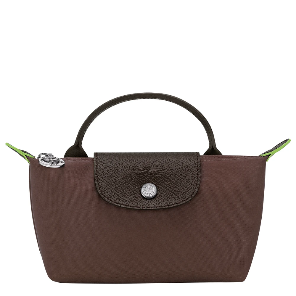 Le Pliage Green Pouch with handle