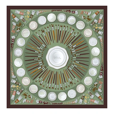 Palette d'Artiste Silk scarf 70