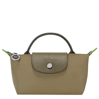 Le Pliage Green Pouch with handle