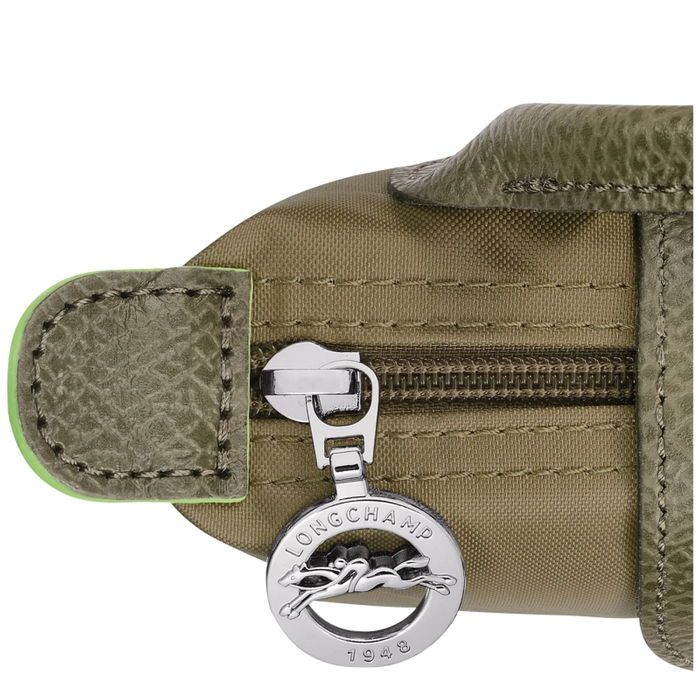 Le Pliage Green Pouch with handle