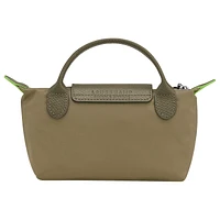 Le Pliage Green Pouch with handle