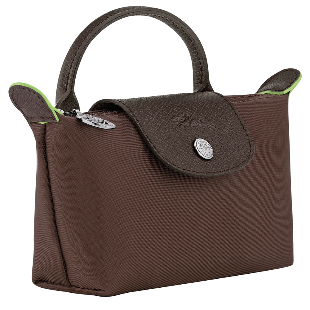 Le Pliage Green Pouch with handle