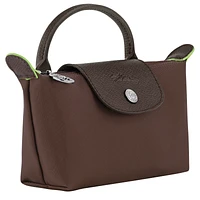 Le Pliage Green Pouch with handle