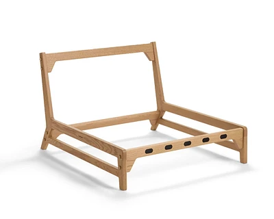 PillowSac Accent Chair Frame: Blonde
