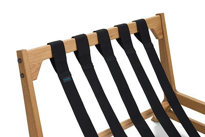 Pillowsac Accent Chair Frame Straps: Black Webbing
