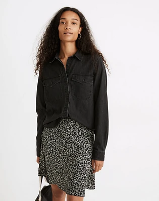 Denim Button-Up Shirt Lunar Wash | Madewell