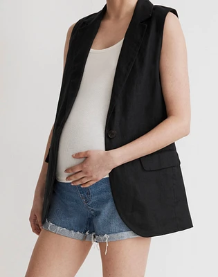 Maternity Over-The-Belly Denim Shorts Coeling Wash | Madewell