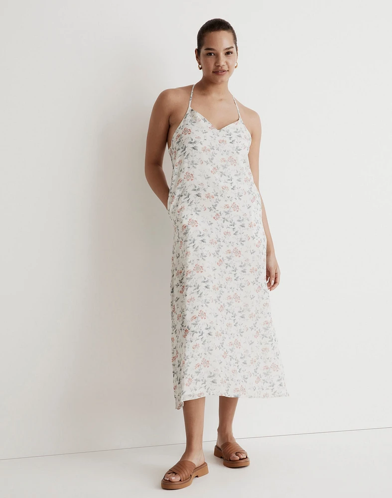 Madewell x Reistor Floral Slip Maxi Dress |