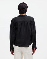 Easy Long-Sleeve Popover Shirt | Madewell