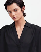 Easy Long-Sleeve Popover Shirt | Madewell
