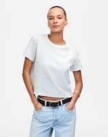Slub Boxy-Crop Tee | Madewell