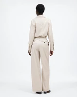 The Harlow Wide-Leg Trouser Brushed Twill | Madewell