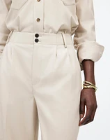 The Harlow Wide-Leg Trouser Brushed Twill | Madewell