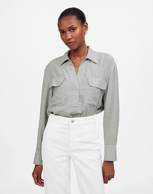 Popover Shirt Plaid | Madewell