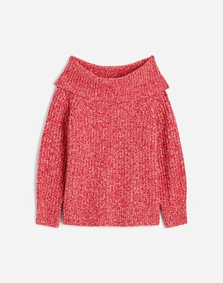 Cotton-Blend Off-Shoulder Sweater | Madewell