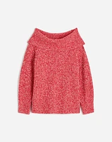 Cotton-Blend Off-Shoulder Sweater | Madewell