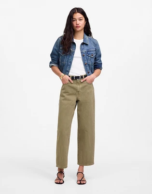 The Perfect Vintage Wide-Leg Crop Jean Garment Dye | Madewell