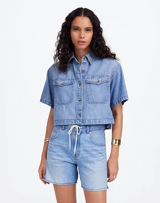 Drawstring Jean Short: Airy Denim Edition | Madewell
