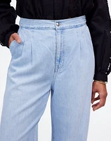 The Curvy Harlow Wide-Leg Denim Trouser Noll Wash: Airy Edition | Madewell